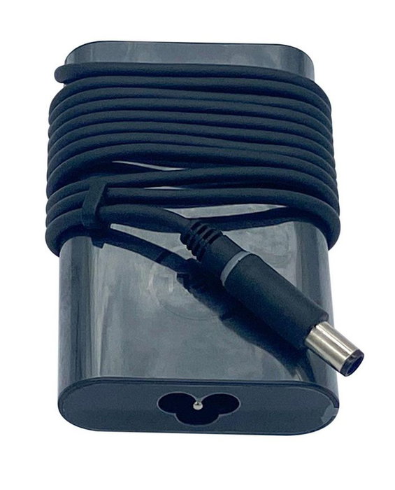 Dell Adaptador de Corriente CA, 65W, 19.5V 3.34A, con Protector de Sobretensión, Para Laptop Inspiron Vostro XPS Precision, 3 Pines, 7.4mm, Cable C6