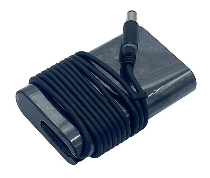 Dell Adaptador de Corriente CA, 65W, 19.5V 3.34A, con Protector de Sobretensión, Para Laptop Inspiron Vostro XPS Precision, 3 Pines, 7.4mm, Cable C6