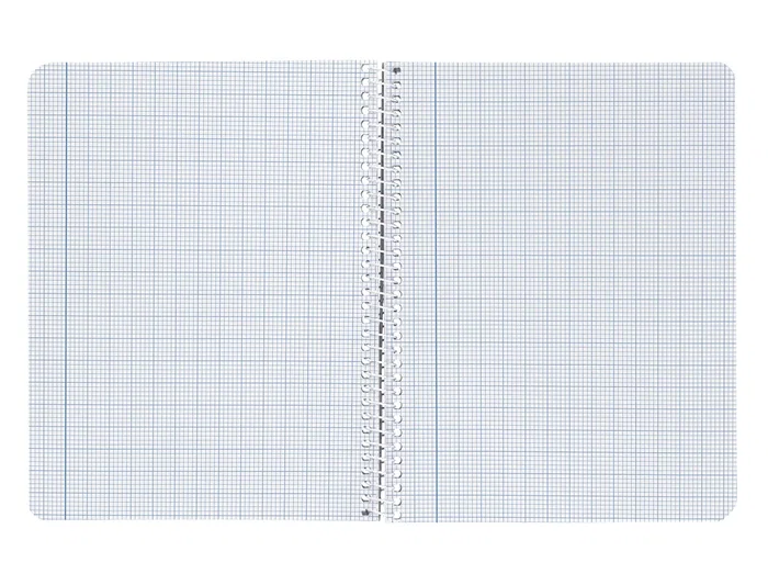 Liderpapel Cuaderno espiral cuarto tapa dura 80 hojas milimetrado 75gr colores surtidos