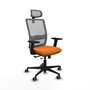 PIQUERAS Y CRESPO Silla de oficina Haches Naranja y Gris