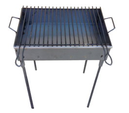 Barbacoa de hierro 51cm largo (asa a asa)