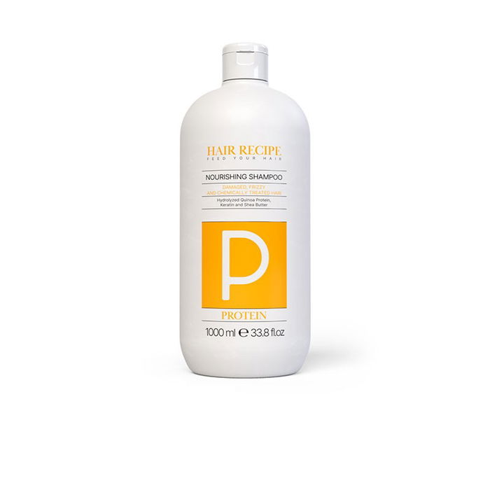 Maxy Look Champú Nutritivo con Proteína 1000ml, Enriquecido con Proteína de Quinoa y Manteca de Karité para un Cabello Suave y Fácil de Peinar