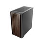 Mars Gaming MC-WOODC Caja Semitorre con Madera y Cristal Cromado