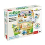 Adventerra GEO7640179640466 Mi Casa Ecológica Juegos Educativos Método Montessori Construcción Conciencia Ambiental