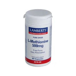 LAMBERTS L-Metionina 500 Mg 60 Cápsulas