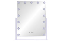 DKD Home Decor Espejo LED de Cristal con Control Táctil 46x8.5x55 cm