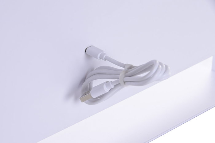 DKD Home Decor Espejo LED de Cristal con Control Táctil 46x8.5x55 cm