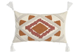 DKD Home Decor Cojín Urban Cushions ch1c25 12 x 30 x 50 cm Poliéster y Algodón 2 Unidades