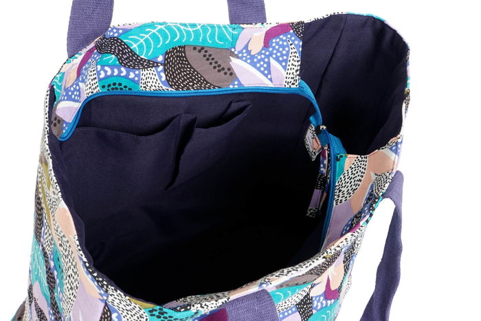 DKD Home Decor Bolso Colección HAWAI Multicolor y Naranja en Surtido de 2