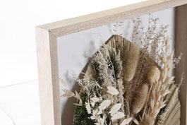 DKD Home Decor Decoración Pared Boho Marron 3 x 40 x 30 cm (2 Unidades)