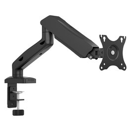 ICY BOX IB-MS203-T Soporte de monitor para escritorio, 1 pantalla hasta 32" (9 kg), VESA 75x75/100x100 mm, altura/inclinación/rotación ajustables, Negro