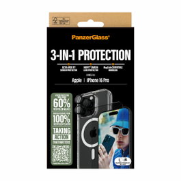 PanzerGlass Protector 3-en-1 para iPhone 16 Pro 6,3 pulgadas