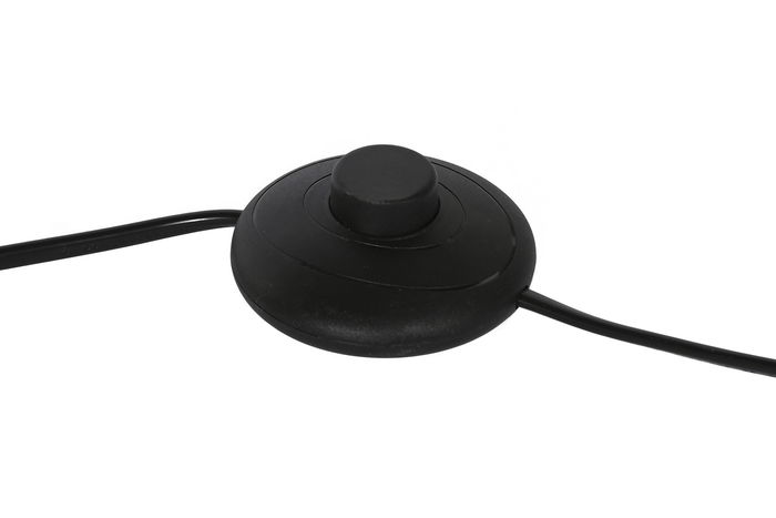 DKD Home Decor Lámpara Pie Jing Door Item Home Neoclásico Multicolor Negro 25 x 166 x 25 cm