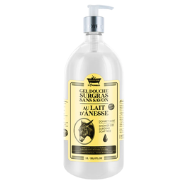 Donkey Milk, Gel de ducha, Para cuerpo, cara & cabello, Para piel sensible, 1000 ml
