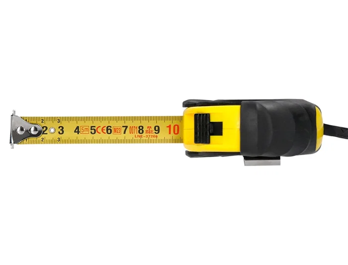 Q-connect Flexómetro con Freno y Material Antichoque, Ancho 19 mm, Longitud 5 m