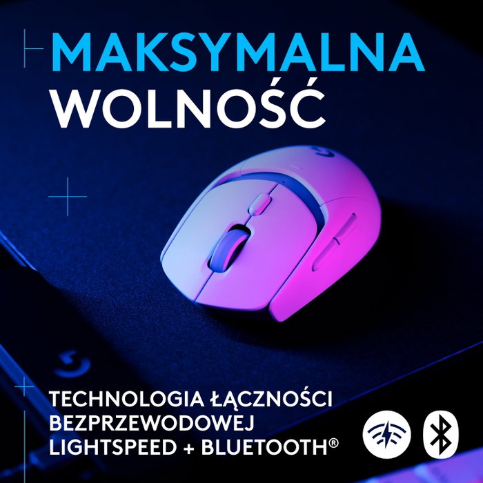 Logitech G309 Lightspeed Ratón Gaming Blanco