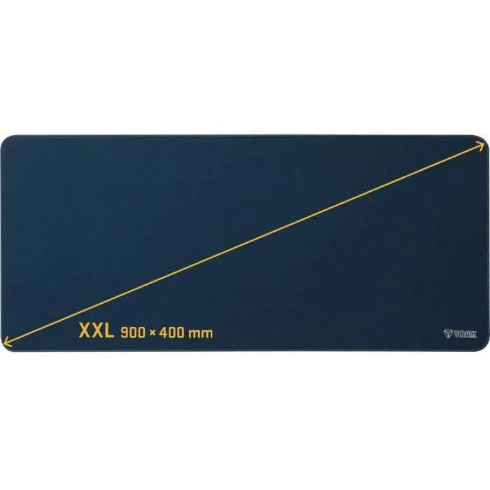Yenkee YPM 9040BE Alfombrilla de Ratón XXL para Escritorio