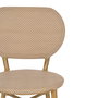 Silla Beige Aluminio-Textileno Exterior 47 X 60 X 79 cm (Set de 2)