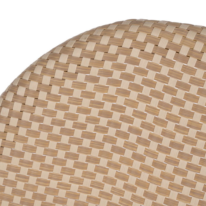 Silla Beige Aluminio-Textileno Exterior 47 X 60 X 79 cm (Set de 2)