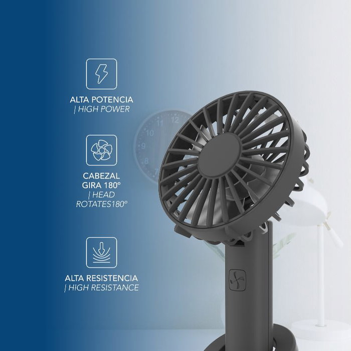 Daewoo Ventilador de Sobremesa con Clip, Orientable, 5W - Soporte para Mesa