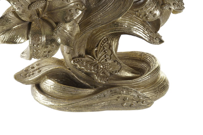 DKD Home Decor Portavela Glam Dorado 12 x 23 x 26 cm