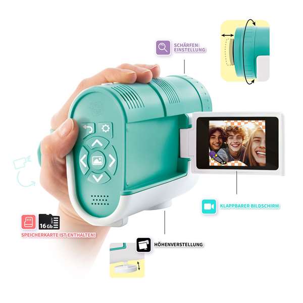 Canal Toys Cámara de Video Proyector Photo Creator Azul
