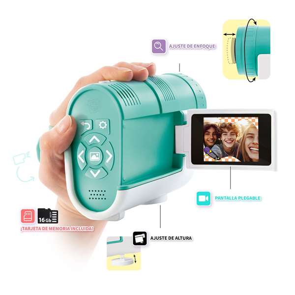 Canal Toys Cámara de Video Proyector Photo Creator Azul