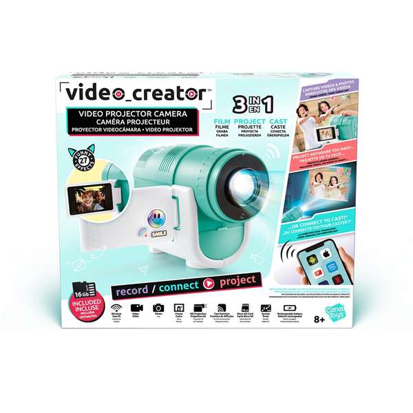 Canal Toys Cámara de Video Proyector Photo Creator Azul