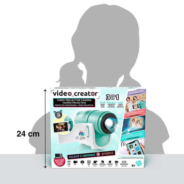 Canal Toys Cámara de Video Proyector Photo Creator Azul