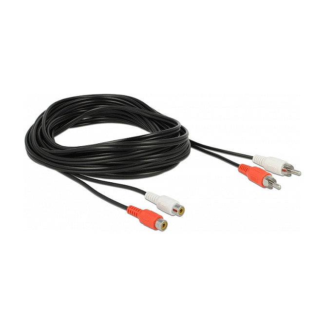 DeLOCK 85807 Cable de extensión de audio RCA 5 m DeLOCK 85807 Cable de extensión de audio RCA 5 m