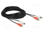 DeLOCK 85807 Cable de extensión de audio RCA 5 m