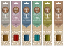 DKD Home Decor Set de 40 Varillas de Incienso Árbol de la Vida Multicolor