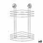 Soporte de Ducha Berilo Metal Acero ABS 26 x 39 x 19 cm (6 Unidades)