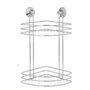 Soporte de Ducha Berilo Metal Acero ABS 26 x 39 x 19 cm (6 Unidades)
