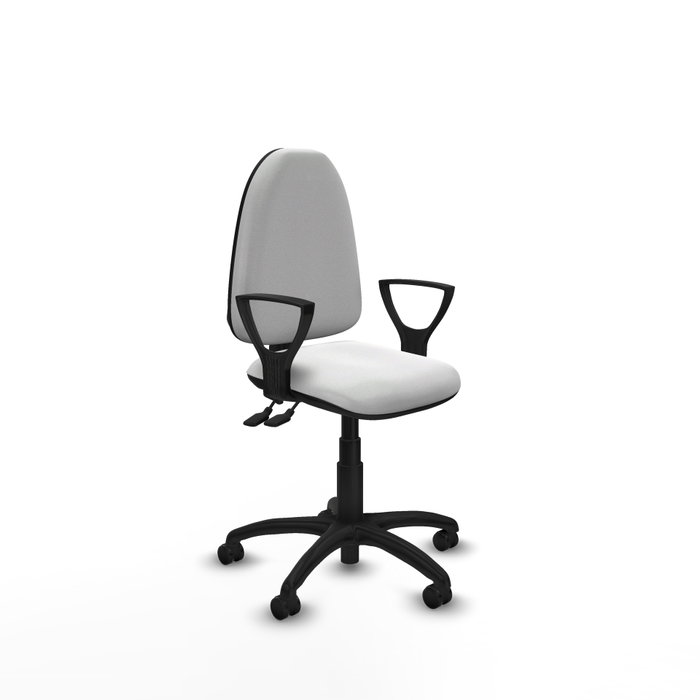 PIQUERAS Y CRESPO Silla de oficina Aýna Blanca con Brazos Fijos PIQUERAS Y CRESPO Silla de oficina Aýna Blanca con Brazos Fijos