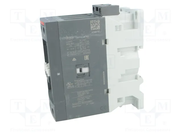 ABB AF Contactor 3-polar 40A 24-60VAC/20-60VDC ABB AF Contactor 3-polar 40A 24-60VAC/20-60VDC