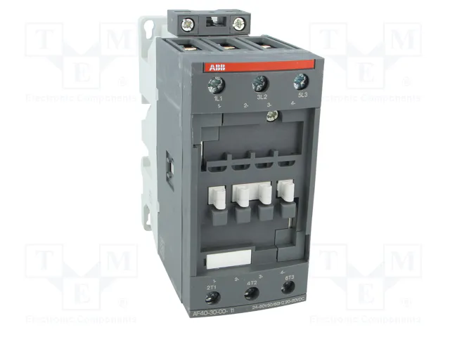 ABB AF Contactor 3-polar 40A 24-60VAC/20-60VDC ABB AF Contactor 3-polar 40A 24-60VAC/20-60VDC