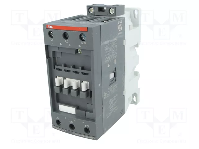 ABB AF Contactor 3-polar 40A 24-60VAC/20-60VDC ABB AF Contactor 3-polar 40A 24-60VAC/20-60VDC