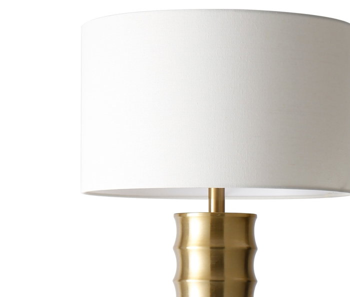 DKD Home Decor Lámpara de Sobremesa Metal y Poliéster Dorado y Crudo DKD Home Decor Lámpara de Sobremesa Metal y Poliéster Dorado y Crudo
