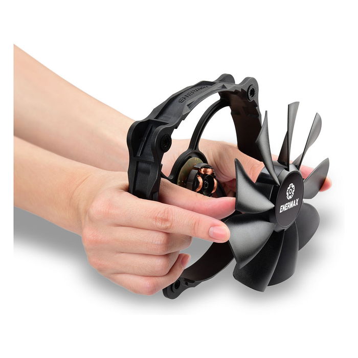 Enermax ETS-T50A-FSS Ventilador para CPU, Enfriador con Ventilador de 140 mm, 500-1000 RPM, Flujo de Aire 55.45 m3/h, 5 Tubos de Calor, PWM, TDP 230W