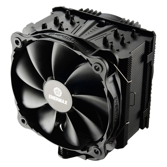 Enermax ETS-T50A-FSS Ventilador para CPU, Enfriador con Ventilador de 140 mm, 500-1000 RPM, Flujo de Aire 55.45 m3/h, 5 Tubos de Calor, PWM, TDP 230W