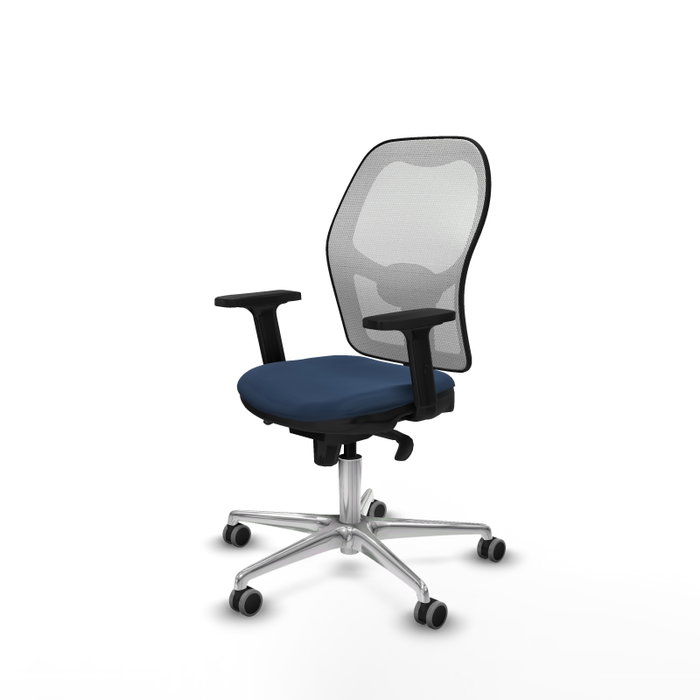 PIQUERAS Y CRESPO Silla de oficina Jorquera Azul marino y Blanco