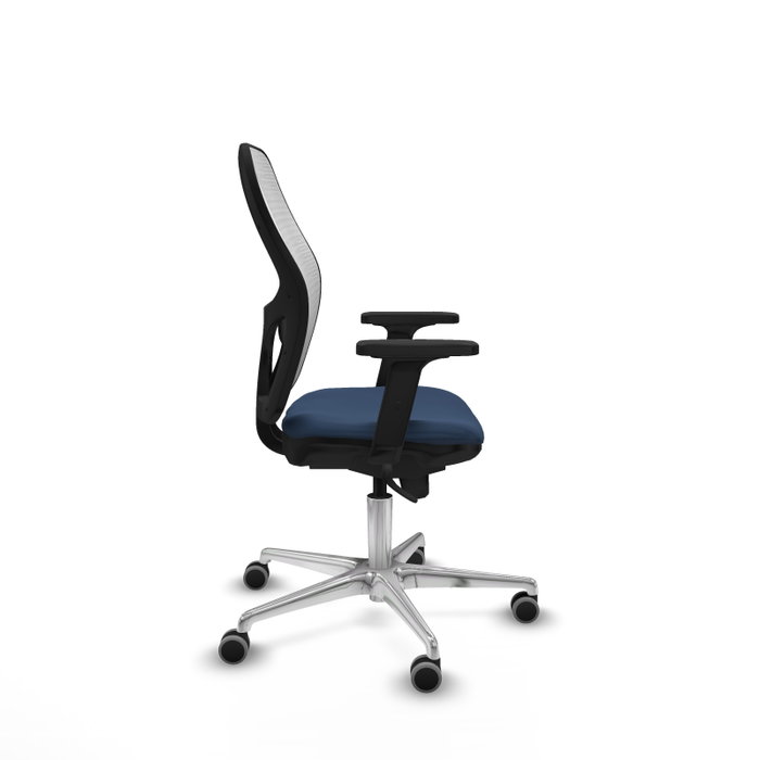PIQUERAS Y CRESPO Silla de oficina Jorquera Azul marino y Blanco