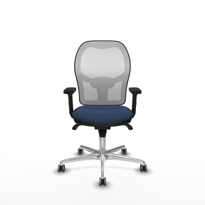 PIQUERAS Y CRESPO Silla de oficina Jorquera Azul marino y Blanco