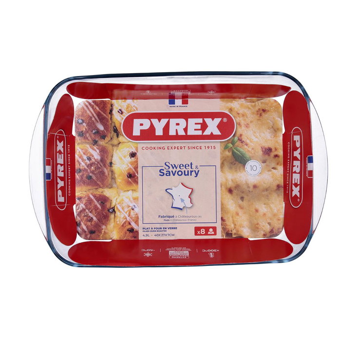 Fuente Rectangular Vidrio Sweet&Savoury Pyrex® 40x27 cm