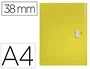 Leitz Carpeta de proyectos Recycle DIN A4 Polipropileno Lomo 38 mm Amarillo