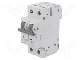 ETI POLAM Interruptor magnetotérmico ETIMAT 6 2P 10A 6kA