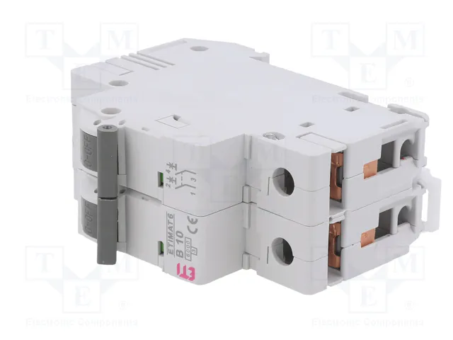 ETI POLAM Interruptor magnetotérmico ETIMAT 6 2P 10A 6kA