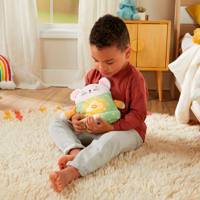 Fisher-Price Hhh48 Ratón de Meditación para Niños +2 años, Peluche que Enseña a Relajarse y Respirar con 3 Modos - Idioma Ruso Fisher-Price Hhh48 Ratón de Meditación para Niños +2 años, Peluche que Enseña a Relajarse y Respirar con 3 Modos - Idioma Ruso