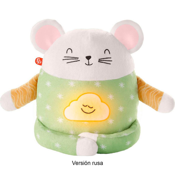 Fisher-Price Hhh48 Ratón de Meditación para Niños +2 años, Peluche que Enseña a Relajarse y Respirar con 3 Modos - Idioma Ruso Fisher-Price Hhh48 Ratón de Meditación para Niños +2 años, Peluche que Enseña a Relajarse y Respirar con 3 Modos - Idioma Ruso